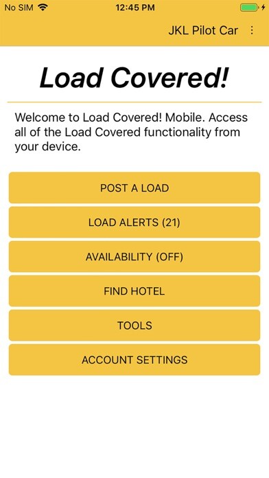 Emulate iPhone app Load Covered! using MyAndroid