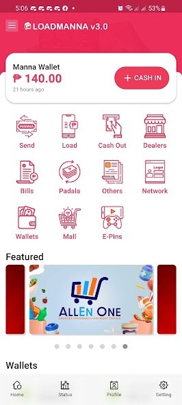 Run android online APK LoadManna v3.5 from MyAndroid or emulate LoadManna v3.5 using MyAndroid Run android online APK LoadManna v3.5 from MyAndroid or emulate LoadManna v3.5 using MyAndroid