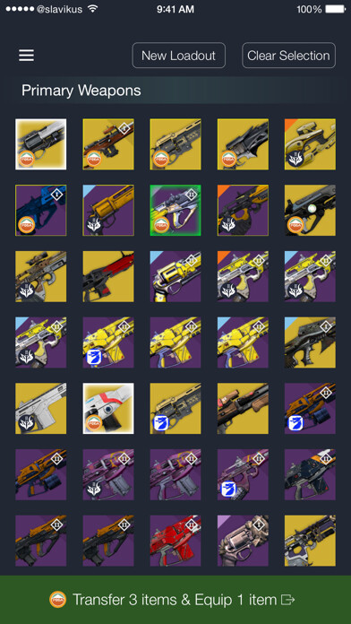 Emulate iPhone app Loadouts for Destiny using MyAndroid Emulate iPhone app Loadouts for Destiny using MyAndroid