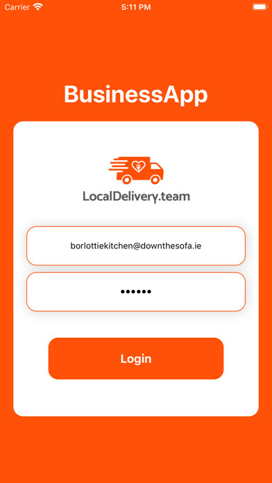 Emulate iPhone app LocalDelivery Business App using MyAndroid Emulate iPhone app LocalDelivery Business App using MyAndroid