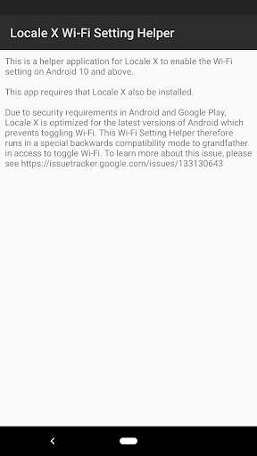 Run android online APK Locale X Wi-Fi Setting Helper from MyAndroid or emulate Locale X Wi-Fi Setting Helper using MyAndroid