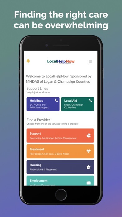 Emulate iPhone app LocalHelpNow Logan Champaign using MyAndroid Emulate iPhone app LocalHelpNow Logan Champaign using MyAndroid
