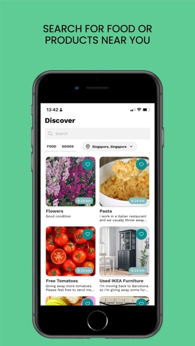Emulate iPhone app LocalHero - Save Food using MyAndroid