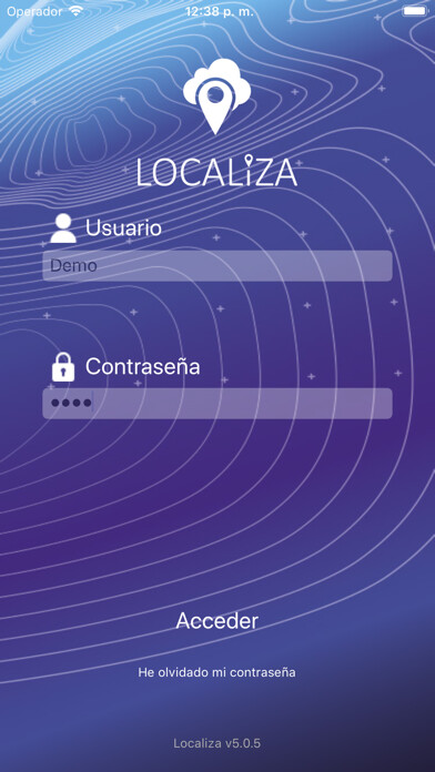 Emulate iPhone app localiza.móvil using MyAndroid