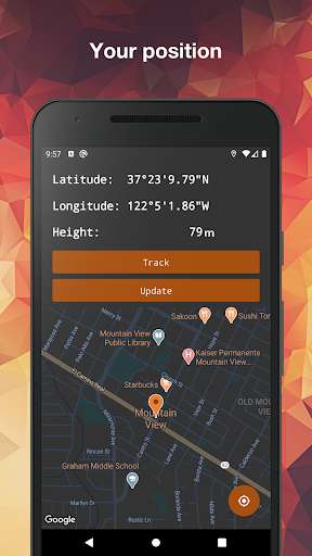 Run android online APK Localize GPS - map, coordinates and altimeter from MyAndroid or emulate Localize GPS - map, coordinates and altimeter using MyAndroid