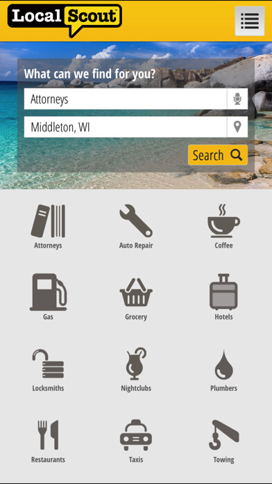 Emulate iPhone app LocalScout Yellow Pages using MyAndroid Emulate iPhone app LocalScout Yellow Pages using MyAndroid