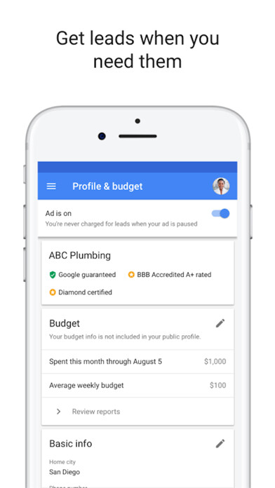 Emulate iPhone app Local Services ads by Google using MyAndroid Emulate iPhone app Local Services ads by Google using MyAndroid