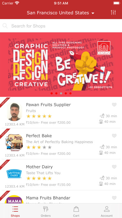 Emulate iPhone app Local Sewa using MyAndroid