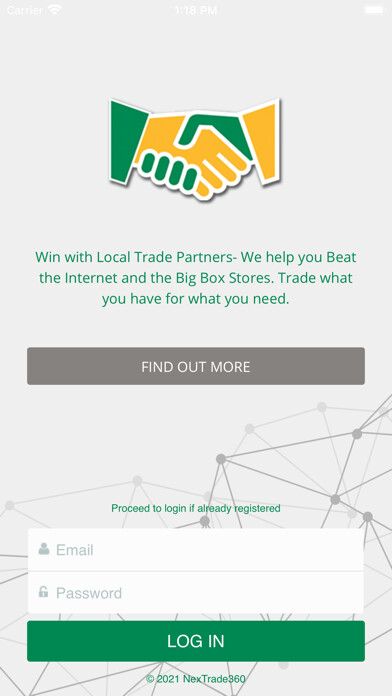 Emulate iPhone app Local Trade Partners Mobile using MyAndroid