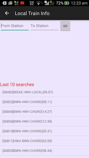 Emulate Android APK Local Train Running Status Emulate Android APK Local Train Running Status