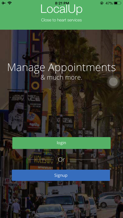 Emulate iPhone app Localup Marketplace using MyAndroid