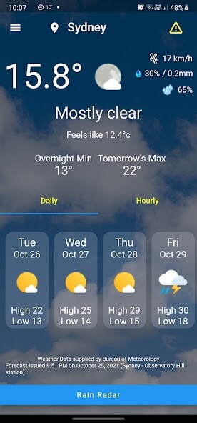 Run android online APK Local Weather (Australia) from MyAndroid or emulate Local Weather (Australia) using MyAndroid
