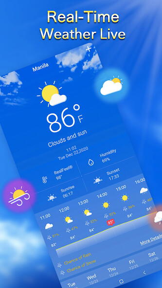 Run android online APK Local Weather：Weather Forecast from MyAndroid or emulate Local Weather：Weather Forecast using MyAndroid