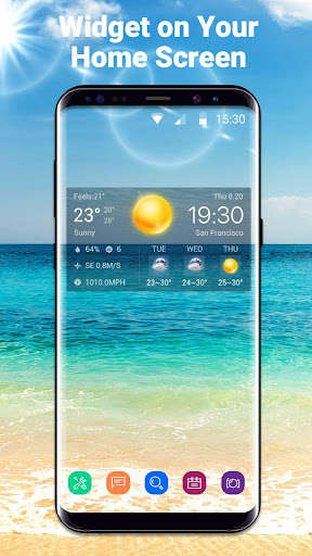 Emulate Android APK Local weather widgetForecast