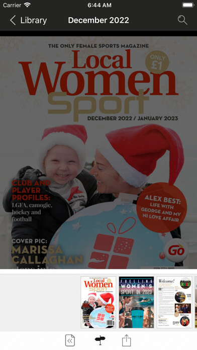 Emulate iPhone app Local Women Magazines using MyAndroid
