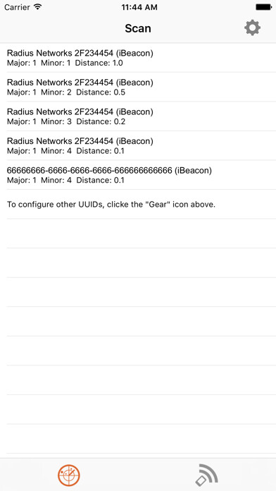 Emulate iPhone app Locate Beacon using MyAndroid