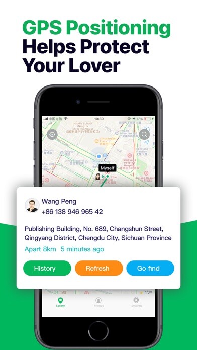 Emulate iPhone app Locate Friends By Phone using MyAndroid