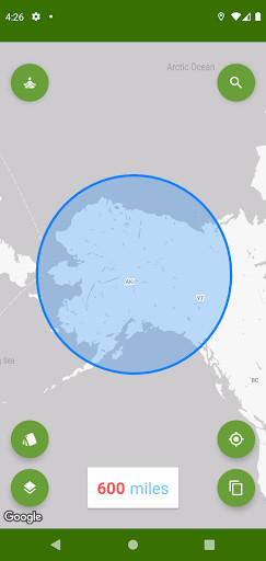 Run android online APK Location Radius from MyAndroid or emulate Location Radius using MyAndroid