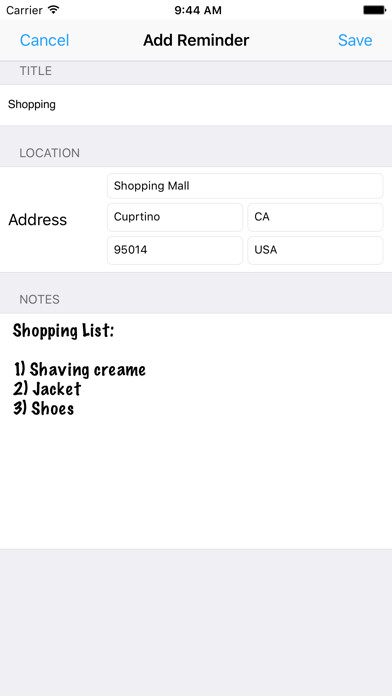 Emulate iPhone app Location Reminder Lite using MyAndroid Emulate iPhone app Location Reminder Lite using MyAndroid