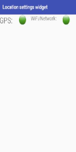Emulate Android APK Location settings widget Emulate Android APK Location settings widget