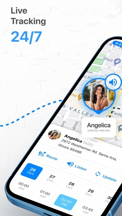Emulate iPhone app Location Tracker - Track Phone using MyAndroid