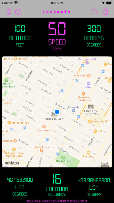Emulate iPhone app Locatometer using MyAndroid Emulate iPhone app Locatometer using MyAndroid