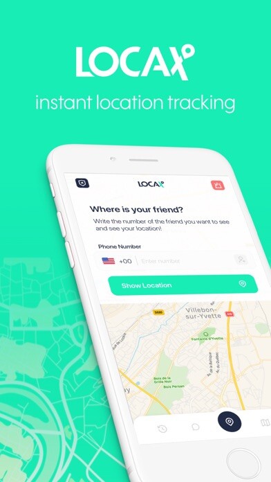 Emulate iPhone app Locax - Find Location using MyAndroid