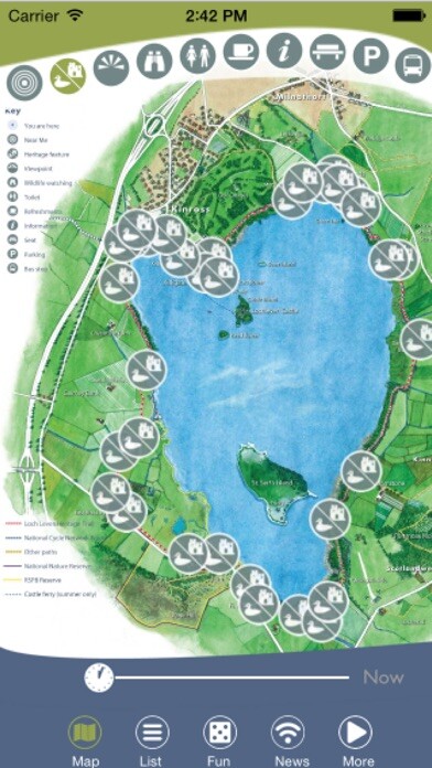 Emulate iPhone app Loch Leven Heritage Trail Guide using MyAndroid Emulate iPhone app Loch Leven Heritage Trail Guide using MyAndroid