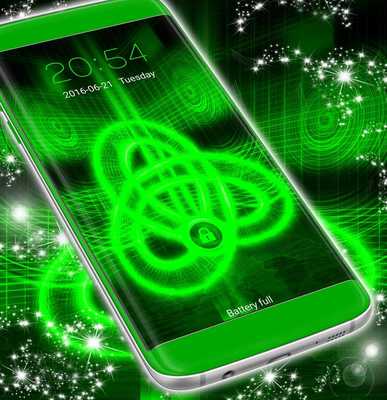 Emulate Android APK Locker Green Neon Theme Emulate Android APK Locker Green Neon Theme