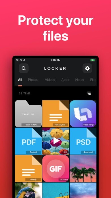 Emulate iPhone app Locker: Photo Vault using MyAndroid Emulate iPhone app Locker: Photo Vault using MyAndroid