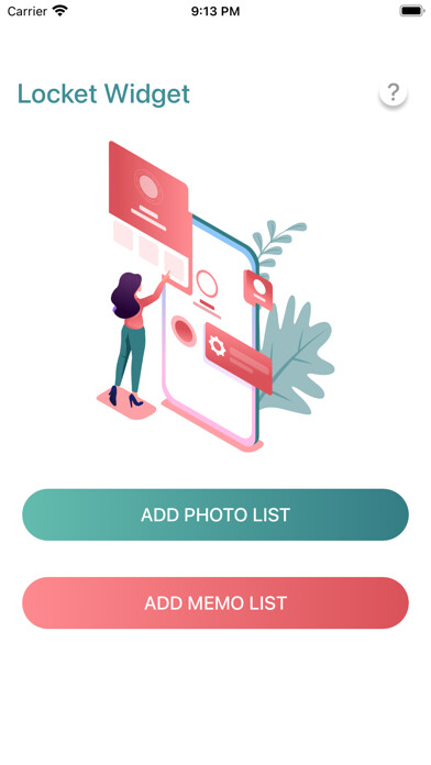 Emulate iPhone app Locket Photo & Battery Widget using MyAndroid