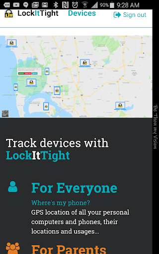 Run android online APK LockItTight from MyAndroid or emulate LockItTight using MyAndroid