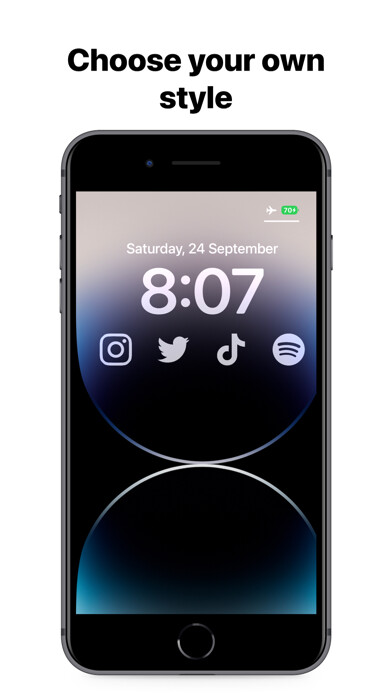 Emulate iPhone app LockLauncher Lockscreen Widget using MyAndroid