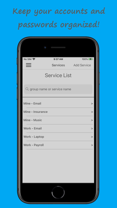 Emulate iPhone app Lockr - Password Management using MyAndroid Emulate iPhone app Lockr - Password Management using MyAndroid