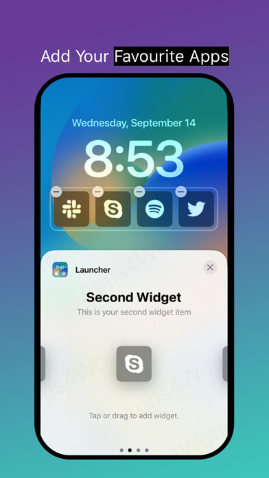 Emulate iPhone app Lockscreen Custom - Widget using MyAndroid Emulate iPhone app Lockscreen Custom - Widget using MyAndroid