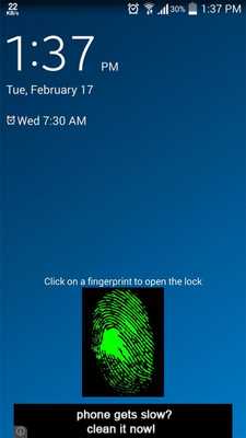 Emulate Android APK Lock Screen fingerprint joke Emulate Android APK Lock Screen fingerprint joke