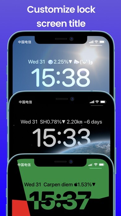 Emulate iPhone app LockScreen Headline using MyAndroid