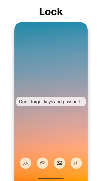 Emulate iPhone app Lock Screen Notes Maker using MyAndroid Emulate iPhone app Lock Screen Notes Maker using MyAndroid