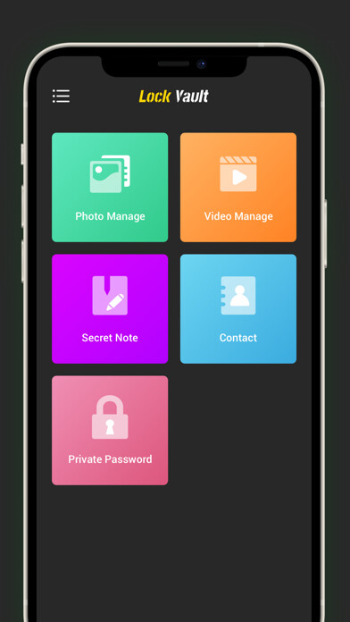 Emulate iPhone app Lock Vault - Notes Hider using MyAndroid