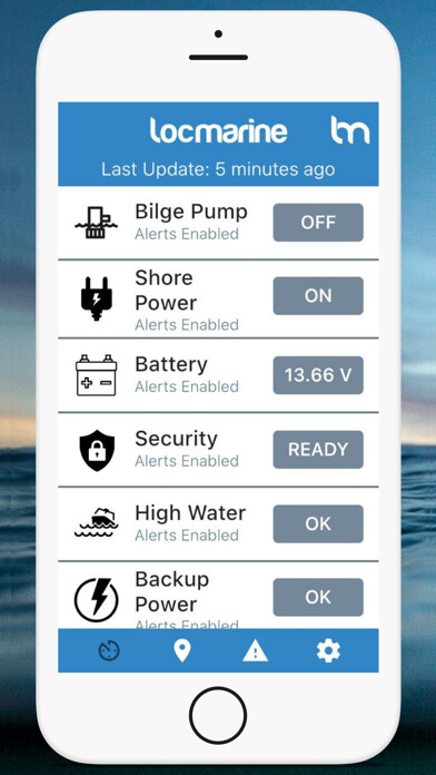 Emulate iPhone app Locmarine 4G using MyAndroid