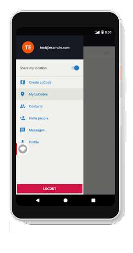 Run android online APK LoCode - GPS,  Instant SOS, Navigation and Chat from MyAndroid or emulate LoCode - GPS,  Instant SOS, Navigation and Chat using MyAndroid