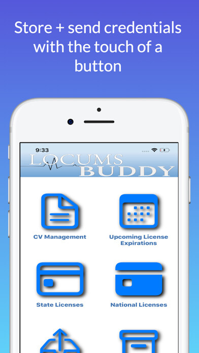Emulate iPhone app LocumsBuddy using MyAndroid