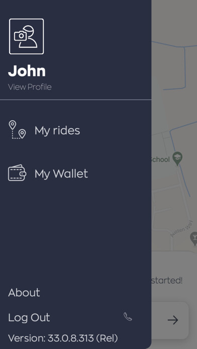 Emulate iPhone app Loddon Cars Reading Taxis using MyAndroid Emulate iPhone app Loddon Cars Reading Taxis using MyAndroid