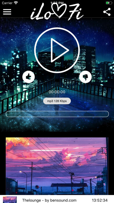 Emulate iPhone app LoFi Hip Hop Radio using MyAndroid
