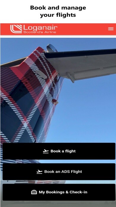 Emulate iPhone app Loganair using MyAndroid