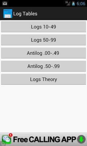 Emulate Android APK Logarithm Tables - Maths Emulate Android APK Logarithm Tables - Maths