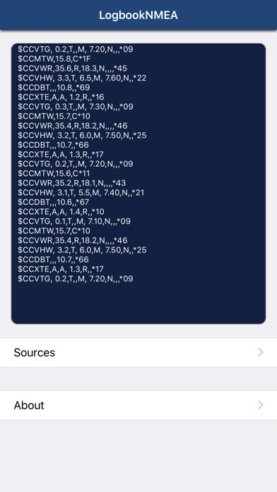 Emulate iPhone app LogbookNMEA connect using MyAndroid