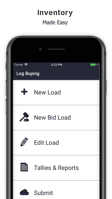 Emulate iPhone app Log Buying Lite using MyAndroid