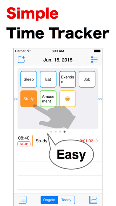 Emulate iPhone app LogCalendar - Time Tracker using MyAndroid Emulate iPhone app LogCalendar - Time Tracker using MyAndroid