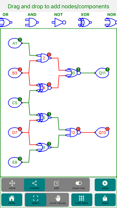Emulate iPhone app Logic-Gate-Design Pro using MyAndroid